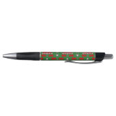 Christmas Tree Holiday Santa Flamingos on Green Pen (Bodem)