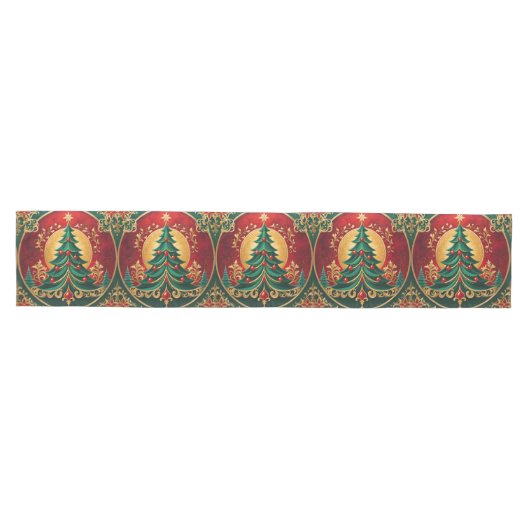 Christmas Tree Holiday Table Runner Medium Tafelloper (Horizontaal)