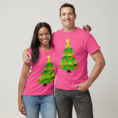 CHRISTMAS Tree Hot Dog Fast Food Funny Gift T-shirt (Unisex)