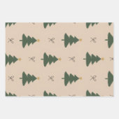 Christmas tree inpakpapier vel (Voorkant 3)