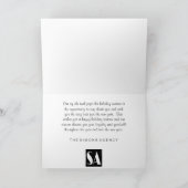 Christmas Tree Joy Snow Scene Zakelijk Feestdagen Kaart (Binnen)