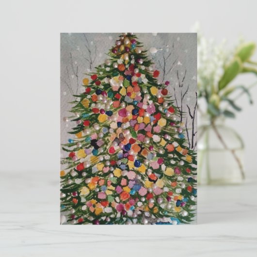 CHRISTMAS TREE KAART (Staand voorkant)