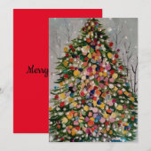 CHRISTMAS TREE KAART (Voorkant / Achterkant)