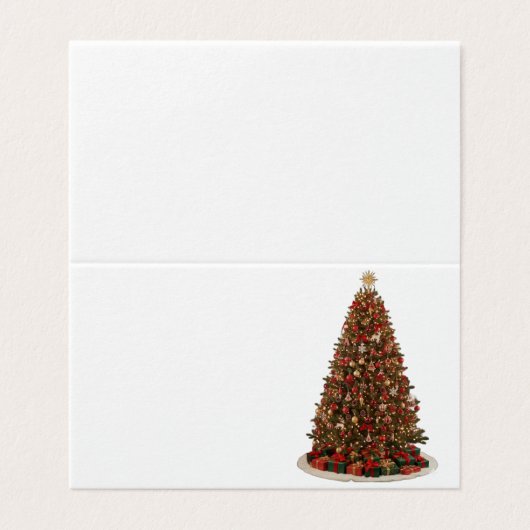 Christmas Tree Kaart (Buitenkant ongevouwen)