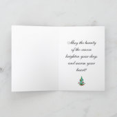 Christmas tree kaart (Binnen)