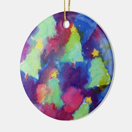 CHRISTMAS TREE KERAMISCH ORNAMENT (Links)