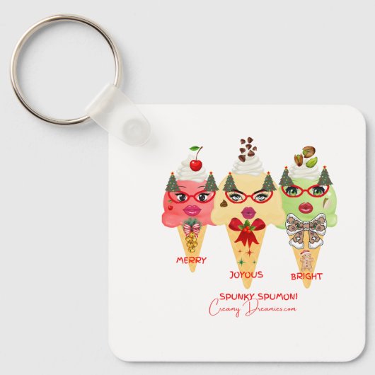 Christmas Tree Key Chain Spunky Spumoni Sleutelhanger (Voorkant)