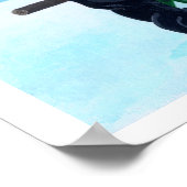 Christmas Tree Labradors in the Snow Field Artwork Poster (Hoek)