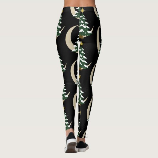 Christmas Tree Leggings Girl's Women's (Achterkant)