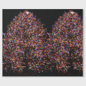 CHRISTMAS TREE LIGHTS OP HET KNOP Wrapping Paper Cadeaupapier (Vlak)