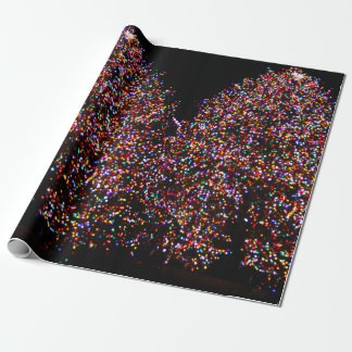 CHRISTMAS TREE LIGHTS OP HET KNOP Wrapping Paper Cadeaupapier