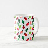 Christmas Tree Lights Printed Coffee Cup Mug Koffiemok (Voorkant rechts)