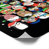 Christmas Tree Lights Squish Squad Mallow Girls Bo Poster (Hoek)