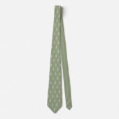 Christmas Tree Line Art Print - Neck Tie Stropdas (Voorkant)