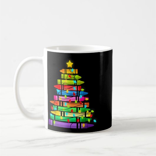 Christmas Tree Made Of Crayons School Teacher Life Koffiemok (Links)