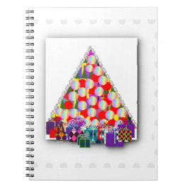 CHRISTMAS TREE MET CADEAUS NOTITIEBOEK