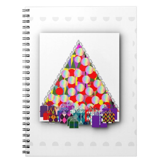 CHRISTMAS TREE MET CADEAUS NOTITIEBOEK (Voorkant)