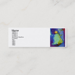 CHRISTMAS TREE MINI VISITEKAARTJE