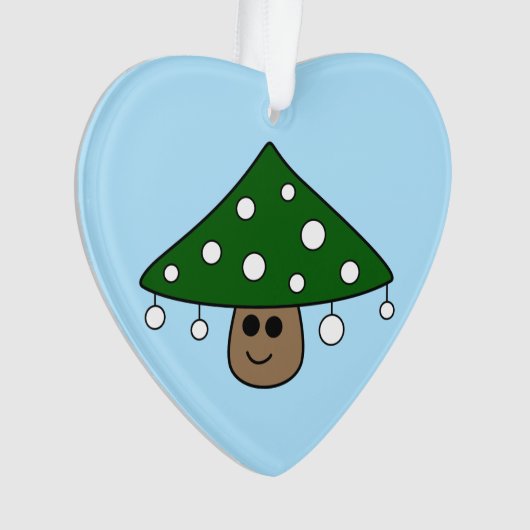 Christmas Tree Mushroom Ornament (voorkant)