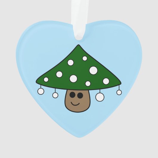 Christmas Tree Mushroom Ornament (achterkant)