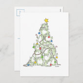 CHRISTMAS TREE OF KATTEN briefkaart by Boynton (Voorkant / Achterkant)