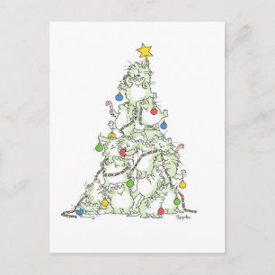 CHRISTMAS TREE OF KATTEN briefkaart by Boynton