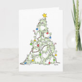 CHRISTMAS TREE OF KATTEN card by Sandra Boynton Feestdagen Kaart (Voorkant)