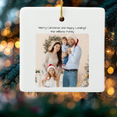 Christmas Tree on Cessna Airplane Photo Funny Keramisch Ornament