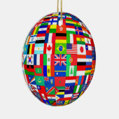 CHRISTMAS TREE ORNAMENT WORLD FLAGS (Rechts)