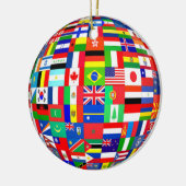 CHRISTMAS TREE ORNAMENT WORLD FLAGS (Links)
