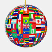 CHRISTMAS TREE ORNAMENT WORLD FLAGS (Achterkant)