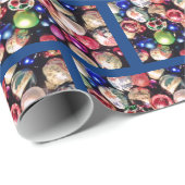 CHRISTMAS TREE ORNAMENTEN voor het verpakken van p Cadeaupapier (Rol Hoek)