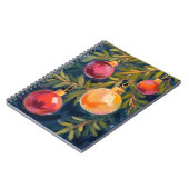 Christmas Tree Ornaments Watercolor Notitieboek (Linkerzijde)
