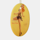 CHRISTMAS TREE ORNANAMES - SPELEN - RETRO KERAMISCH ORNAMENT (Rechts)