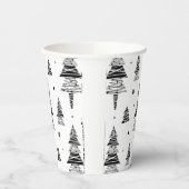 Christmas tree papieren bekers (Links)
