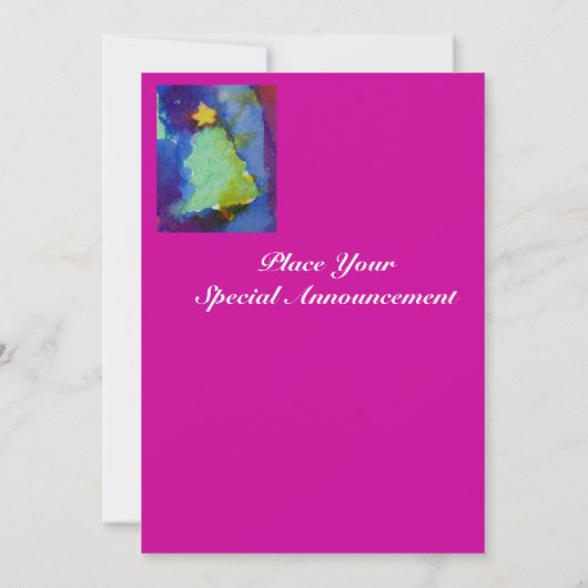 CHRISTMAS TREE - PARTIJ KAART (Achterkant)