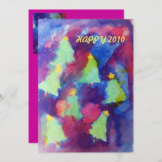 CHRISTMAS TREE - PARTIJ KAART (Voorkant / Achterkant)