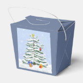 Christmas Tree Party Favoriete Box Bedankdoosjes (Achterkant)