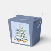 Christmas Tree Party Favoriete Box Bedankdoosjes (Voorkant Zijde)