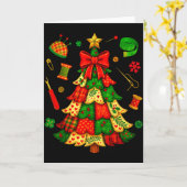 Christmas Tree Patchwork Quilting Quilter Sewing L Kaart (Gele Bloem)