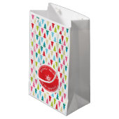 CHRISTMAS TREE PATTERN feestelijk modern minimaal  Klein Cadeauzakje (Voorkant Gekanteld)