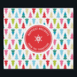 CHRISTMAS TREE PATTERN feestelijk modern minimaal  Sparkling Wijnetiket<br><div class="desc">door kat massard >>> kat@simplysweetPAPERIE.com <<< Stijlvol & feestelijk, kerstboom patroon ontwerp, gepersonaliseerd met uw eigen Holiday logo! Deel de vreugde! - - - - - - - - - - - - - - - - - - Overeenkomende artikelen die in mijn winkel verkrijgbaar zijn - uitchecken:) - -...</div>