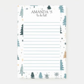 Christmas Tree Pattern Notes (Voorkant)