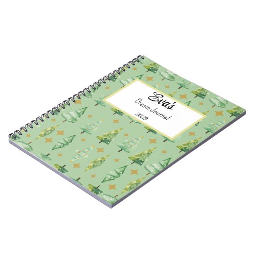 Christmas Tree Pattern Notitieboek (Linkerzijde)