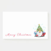 Christmas Tree Pet Gnome Post it Notes (Voorkant)