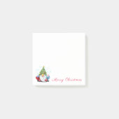 Christmas Tree Pet Gnome Post it Notes (Voorkant)