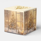 Christmas Tree Photo Favor Gift Box Bedankdoosjes (Achterkant)