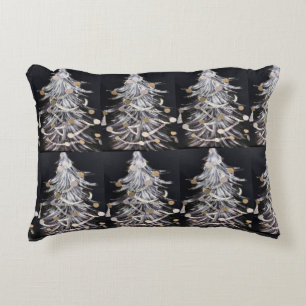 **CHRISTMAS TREE PILLOW** MET ZWARTE TERUG ACCENT KUSSEN