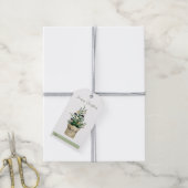 Christmas Tree Plant Gift Label Cadeaulabel (Met Touw)