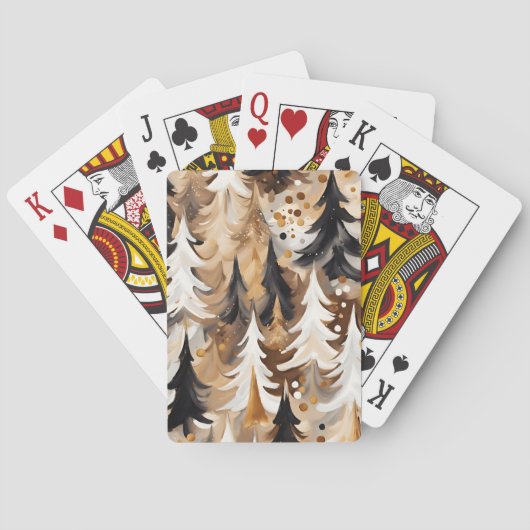 Christmas Tree Playing Cards | Holiday Cards  Pokerkaarten (Achterkant)